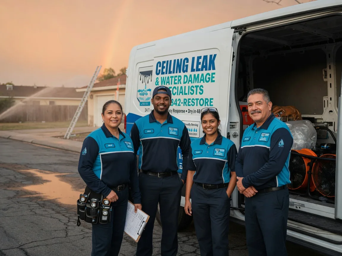Ceiling Leak Cleanup company in Pottsville, TX