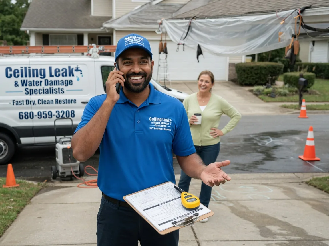 Ceiling Leak Cleanup Pottsville, TX FAQs