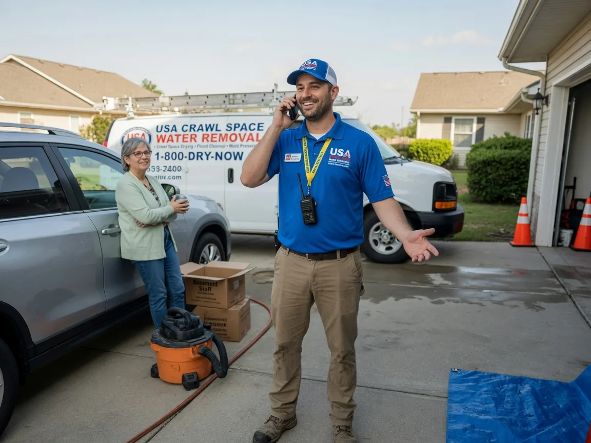 Crawl Space Water Removal Pottsville, TX FAQs